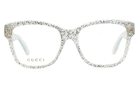 gucci glasses frames glitter|gucci clear eyeglass frames.